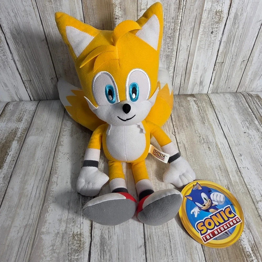 Sonic the Hedgehog Tails Plush 15 Inch Toy Factory SEGA Miles Prower New 17279